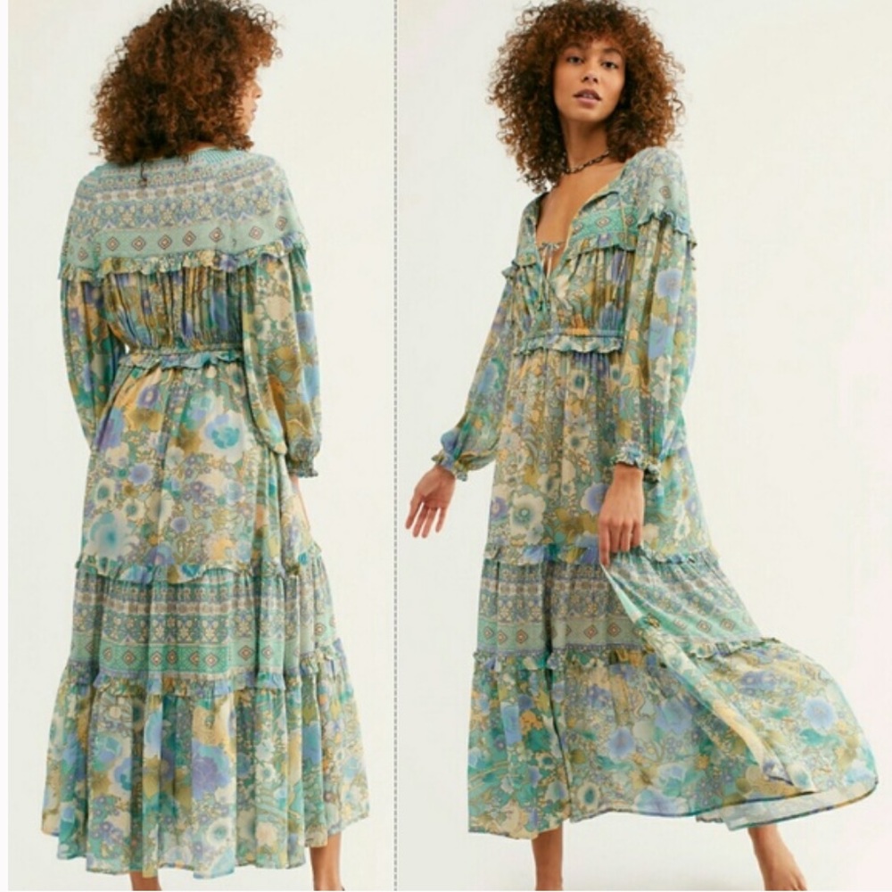 Spell Fp turquoise amethyst gown L
